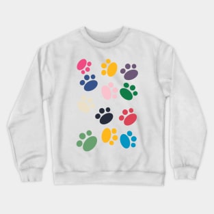 cat footprints Crewneck Sweatshirt